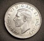 1938 CANADA GEORGE VI SILVER DOLLAR ** A HIGH AU OR BU COIN **   (7865)