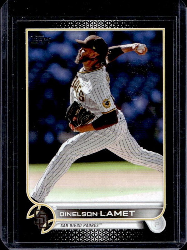 2022 Topps Update Dinelson Lamet Black #/71 Padres