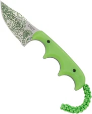 CRKT Minimalist Bowie Gears EDC Knife: Compact Everyday Carry Fixed Blade