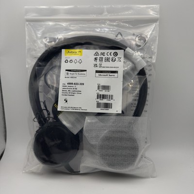 Jabra Evolve 20 SE Stereo Headset - Microsoft Certified Headphones for VoIP Soft