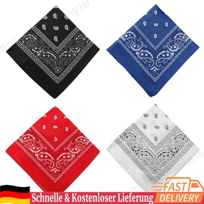 Bandanas Scarf, Multifunction Headwear Bandana Cycling Headband Handkerchief (Bl