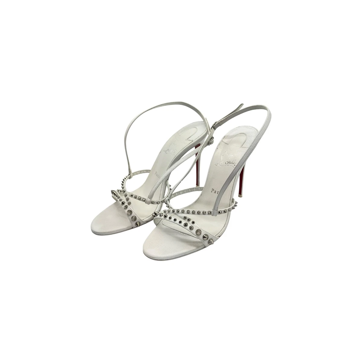 Christian Louboutin Women's White Spikes for sale | eBay
