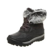 BEARPAW Women's Becka Black/Grey Size 9 Boot Suede 1934W012 NEW