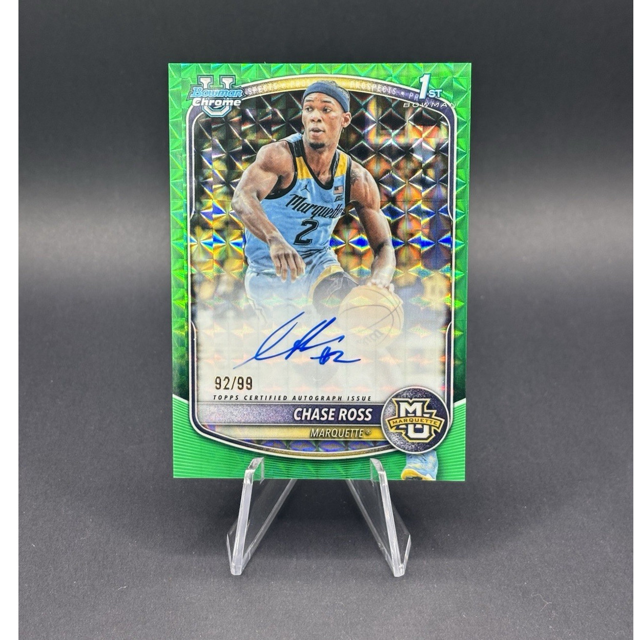 Topps Bowman Chrome 2025-26 Rookie Autograph Chase Ross Marquette