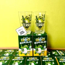 NEW Hite Jinro Terra Korea Mixing SoMaek  2pcs 150ml Glass set