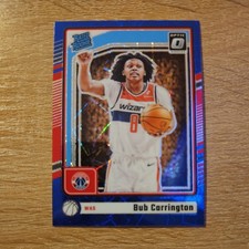 2024-25 Donruss Optic Rated Rookies Bub Carrington #273 Hyper Blue Wizards