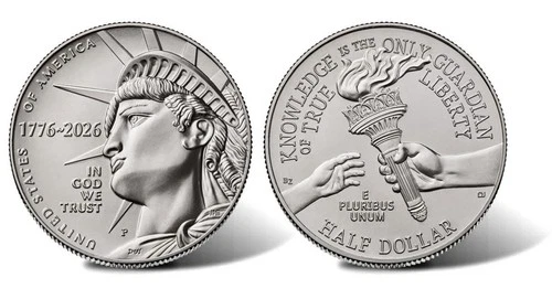 Enduring Liberty 2026  P Semiquincentennial Half Dollar - 1 Coin