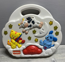 Playskool Hey Diddle Diddle Musical Nursery Rhyme Crib Toy Light Sound