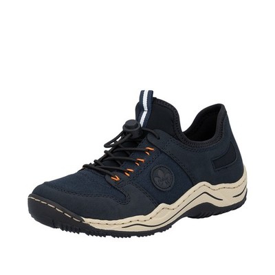 Rieker Damen Slipper Dunkelblau L0593-14 Schuhe
