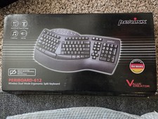 Perixx PERIBOARD-612, 2.4GHz Wireless Ergonomic Split Keyboard Bluetooth