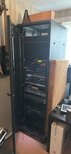 42U Enclosed Server Rack Cabinet With Wheels, Great Condition