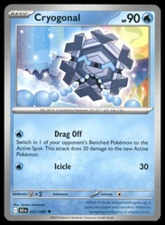 Cryogonal 027/086 Scarlet & Violet: Black Bolt Uncommon