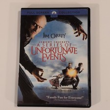 Lemony Snicket's Series of Unfortunate Events DVD Full Screen Jim Carrey