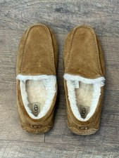 UGG-Men s Ascot Shearling Slippers/Moccasins Chestnut Suede Size 11-S/N 1101110