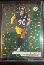 2024 Panini Donruss Elite - T.J. Watt #40 Green Disco GREAT CARD DONT PASS 