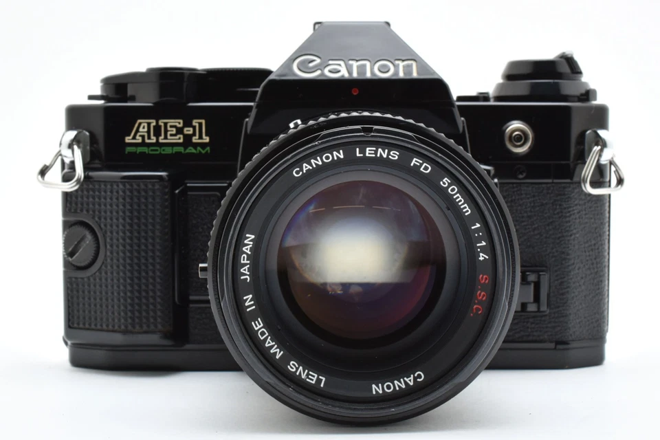 Canon AE-1 Program analoge Kleinbildkamera FD Objektiv 50 mm f/1,4 SSC S.S.C JAPAN 2630112 - Bild 3 von 4