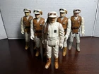 VINTAGE KENNER STAR WARS 1980 HOTH REBEL SOLDIER COMMANDER ARMY LOT 6 FIGURES