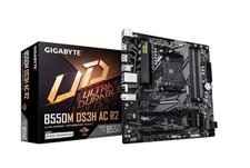 GIGABYTE B550M DS3H AC R2 Motherboard - AMD Ryzen 5000 CPUs, 5 3 Phases VRM