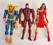 Marvel Legends Collection; DAREDEVIL, IRON FIST, ELECTRA 3x Action Figures