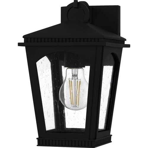 Quoizel HUK8406 Huck 11" Tall Outdoor Wall Sconce - Black - Picture 7 of 7