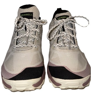 Ladies Merrell ''SPEED ECO  Sneakers sz 9 Trail Hiking Camping -OysterBurlwood 