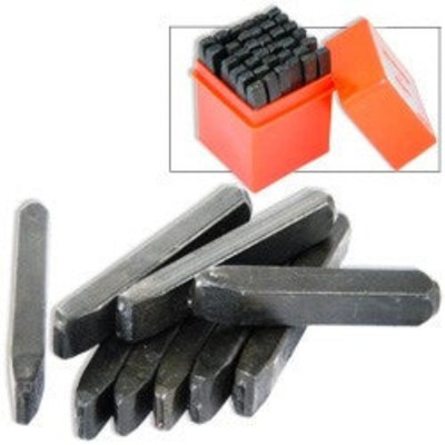 5/32 Tiny Size Steel Letter and Number Punch Set