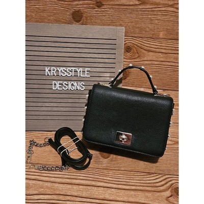 Kate Spade Serrano Place Pearl Maisie Hand Bag Crossbody Black Gold