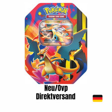 Pokémon Mega-Glurak Y ex Tin Box Deutsch NEU OVP