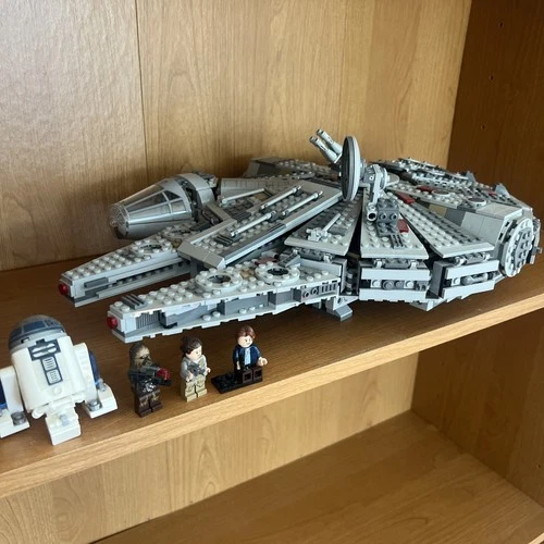 LEGO Star Wars: Millennium Falcon, Sold As Is, Used, w/ Mini Figures In Photos