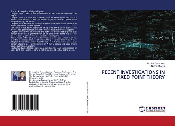 Jerolina Fernandez (U. A.) | Recent Investigations IN Fixed Point Theory | Buch-image