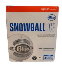 Logitech Blue Snowball Ice Plug-And-Play USB Microphone - Brand New Sealed