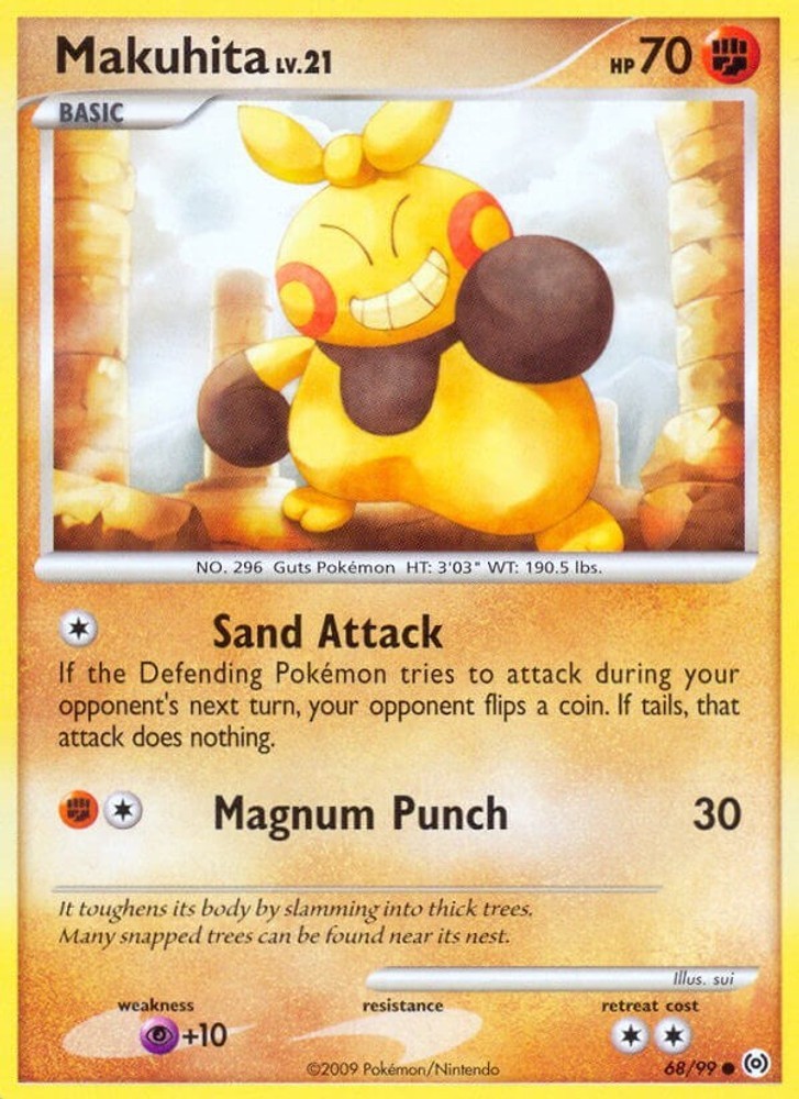 Makuhita Arceus 68/99 LP Pokemon