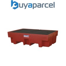 Sealey DRP12 Polyethylene Barrel Bund/Spill Pallet 1220 x 820 x 330mm