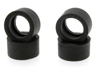 SCALEAUTO - RT Soft Racing tires Rubber for Profile hubs. Ext. Diam: 20mm Width: