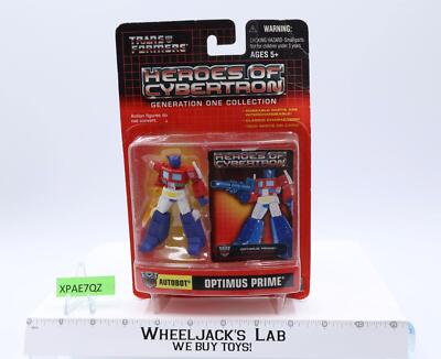 Optimus Prime Heroes of Cybertron HOC Transformers Hasbro 2001 NEW MOSC SEALE
