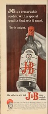 1965 J&B Rare Scotch PRINT AD Justerini Brooks - Remarkable Special VTG 1960s