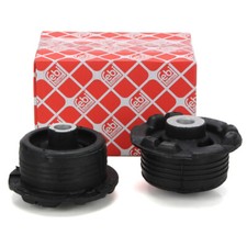 2x febi Achskörperlager Tonnenlager Lagerung Achskörper für OPEL OMEGA B hinten