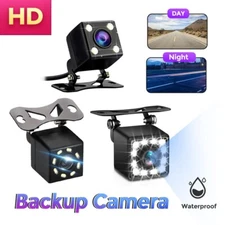 170° HD Car Reverse Backup Night Vision Camera Rear View Parking Cam Waterproof