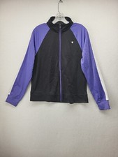Champion Authentic Womens Athleisure Activewear Jacket Black Large L Full Zip