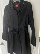 Women's Elle Spring Black Coat, Size Small, Brand New With Tags