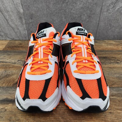 Nike Zoom Vomero 5 Size 9.5 Mens Total Orange Black White 