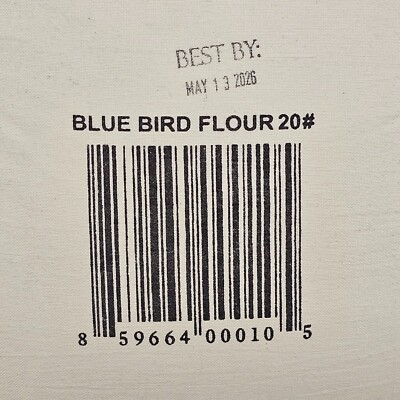 20LB Cortez Milling Blue Bird Flour Bleached Enriched | eBay
