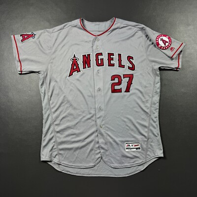 100% Authentic Mike Trout Vintage Majestic Los Angeles Angels