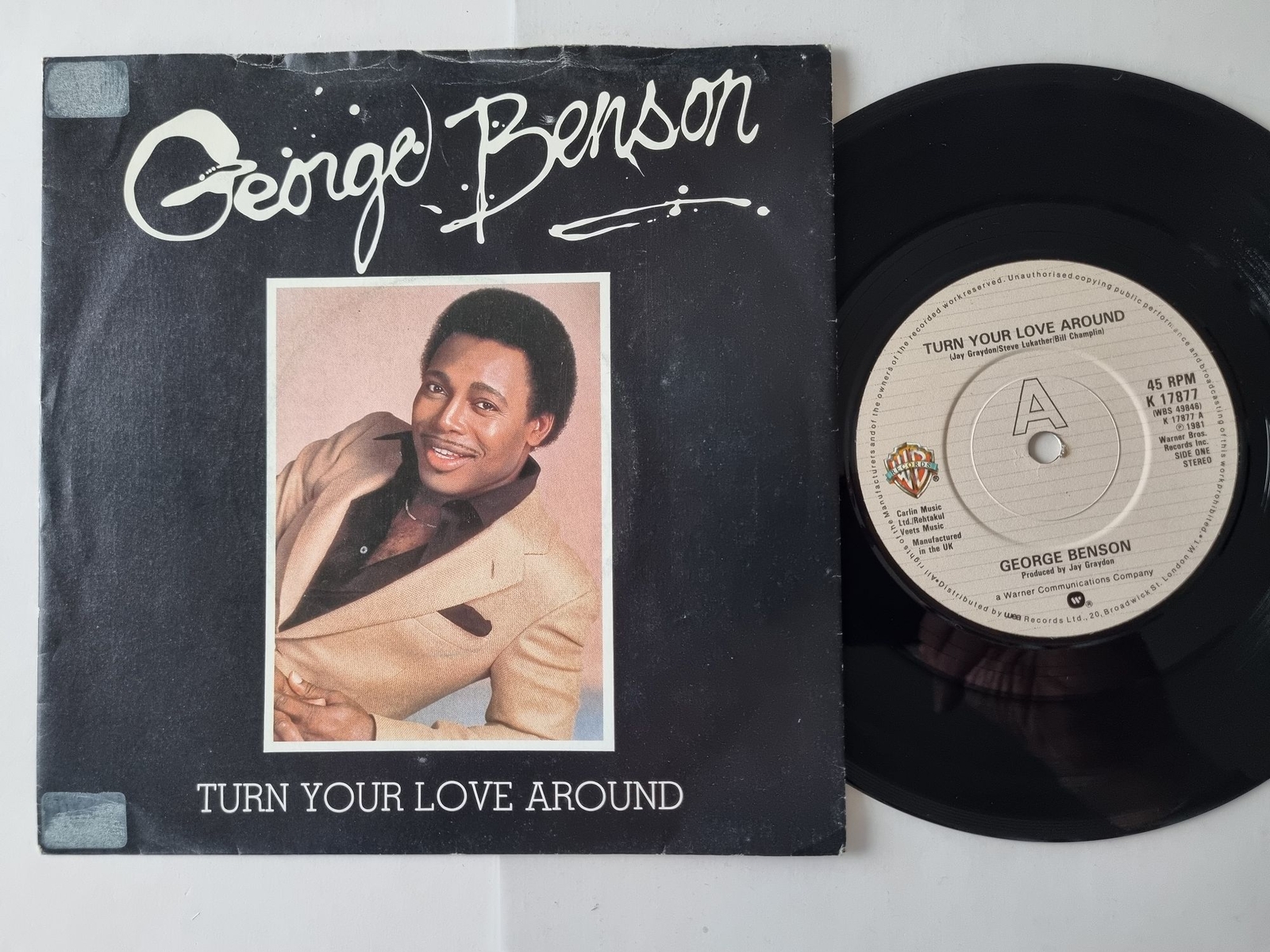 George Benson - Turn Your Love Around/ Nature Boy 7'' Vinyl UK