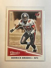 Derrick Brooks 2017 Panini Classics Red Back SP Variation #ed /299 Bucs #126