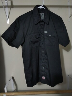 Dixxon Flannel Co Workforce Form & Function Black Short Sleeve Shirt Men s Small