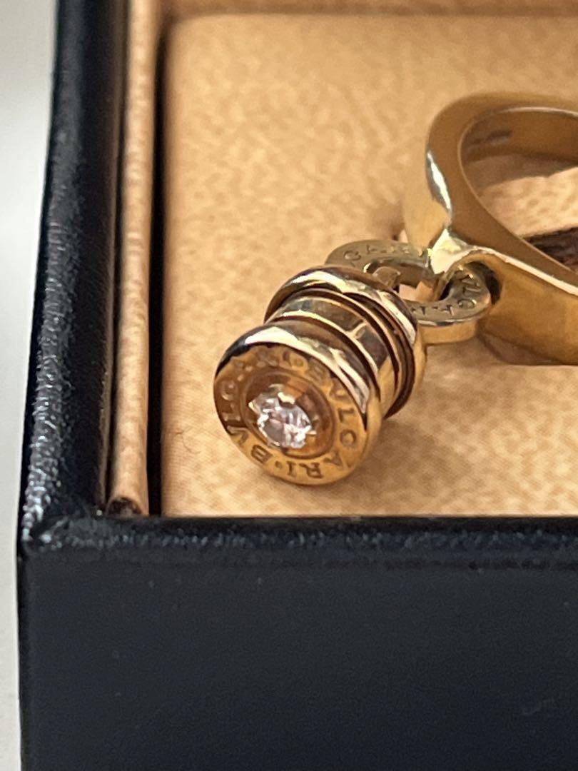Authentic BVLGARI B.zero1 Element Diamond Ring 18KYG US#5/JP Authentic BVLGARI B.zero1 Element Diamond Ring 18KYG US#5/JP