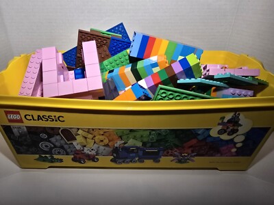 Bulk Lot Set LEGO & Mega Construx Random Bricks Blocks Assorted ~4 Lbs 11 Oz  