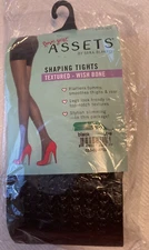 Spanx Assets Women Black Textured Wishbone 155-180 LBS  Slimming Flatten Tummy 3