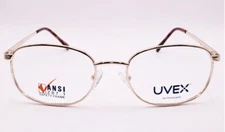 UVEX FC709 GOLD EYEGLASSES SAFTY FRAME 51-19-140
